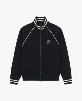 MLB - Áo khoác thể thao unisex cổ trụ tay dài Jacquard Monogram